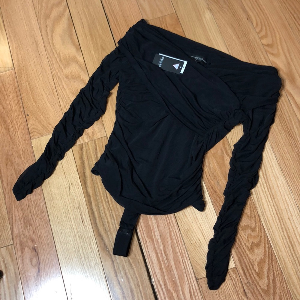 Sheer Sleeved Bodysuit